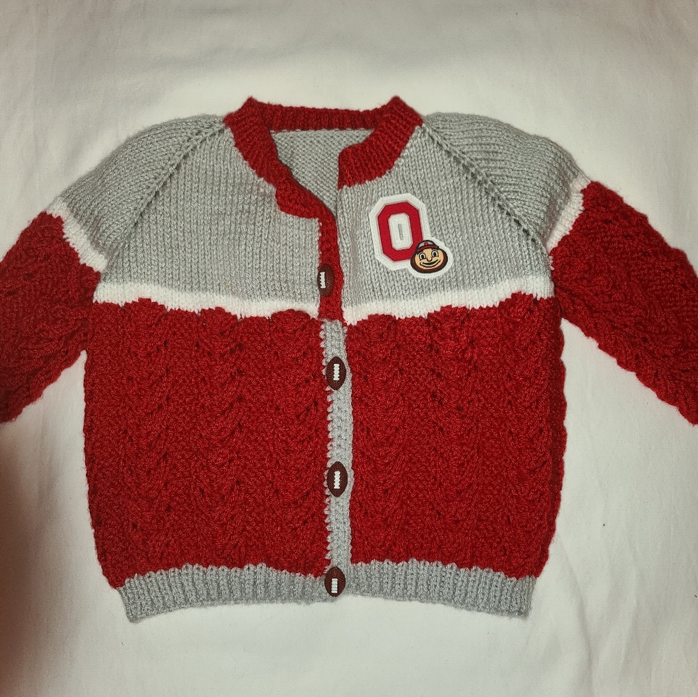 Ohio State Kids Knitted Sweater